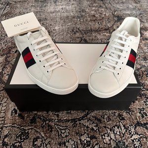 Gucci GG Stripe Tennis Sneakers